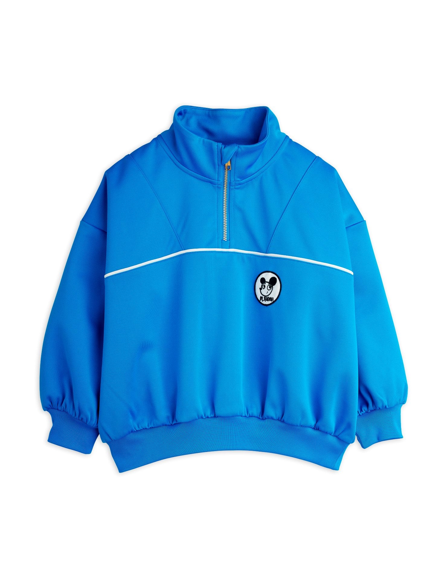mini rodini] Ritzratz patch half zip sweatshirt – Les Quatre
