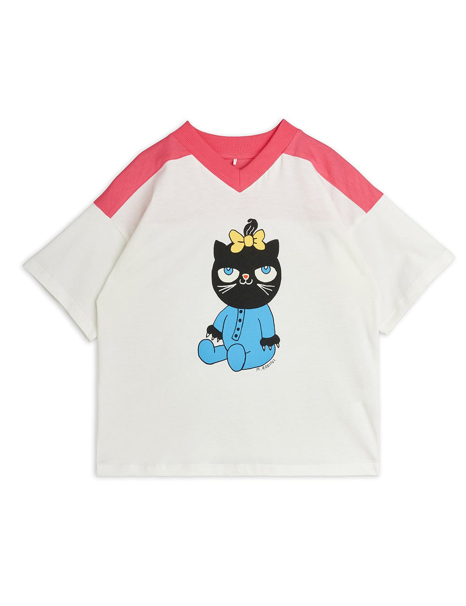 mini rodini マーメイド Tシャツ 80/86 mini rodini] Cat v-neck sp ss tee – Les Quatre Cents Coups