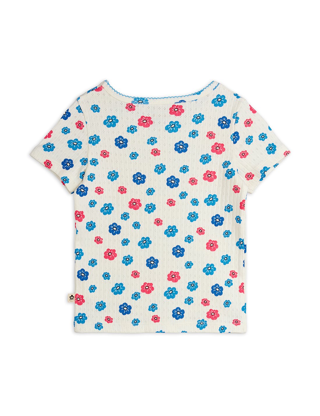 mini rodini] Flowers aop picotege pointelle ss tee – Les Quatre