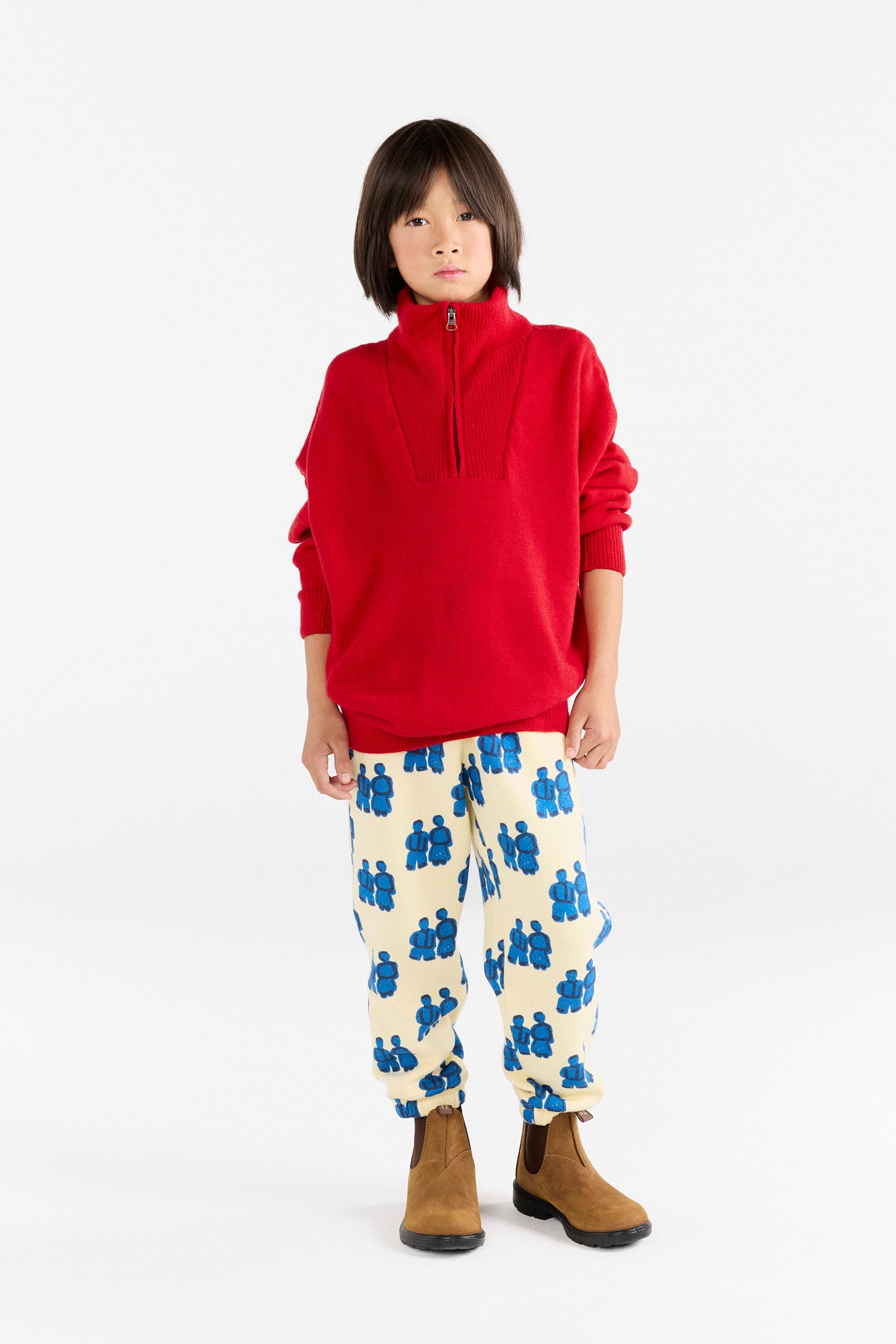 The Animals Observatory スエットパンツ10yネイビー The Animals Observatory] DROMEDARY KID SWEATPANTS – Les