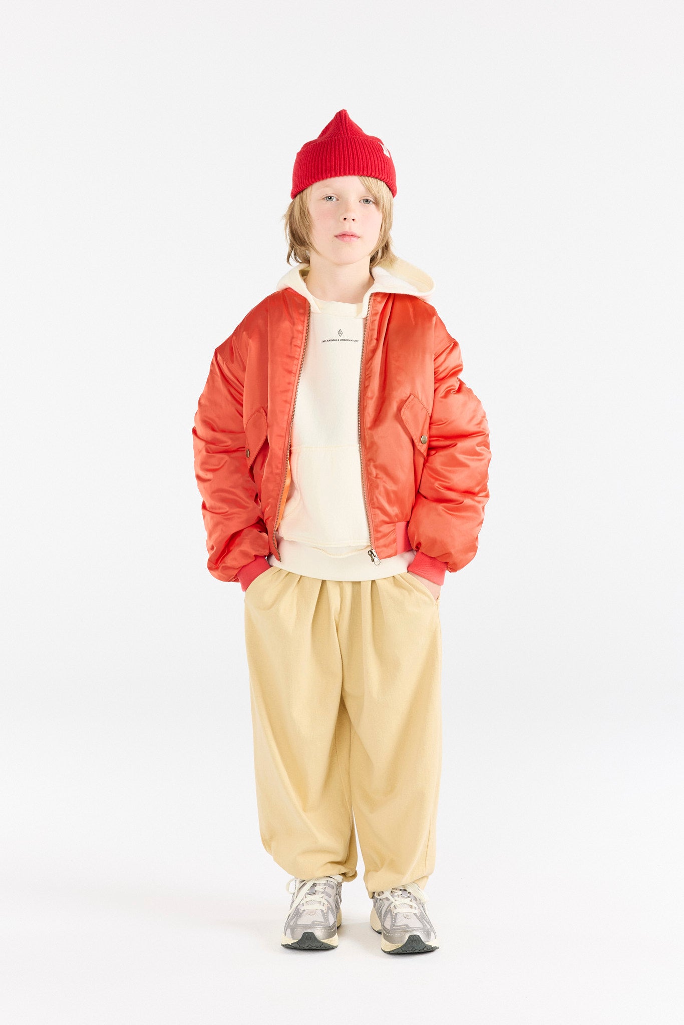 The Animals Observatory] PANDA KID BOMBER JACKET – Les