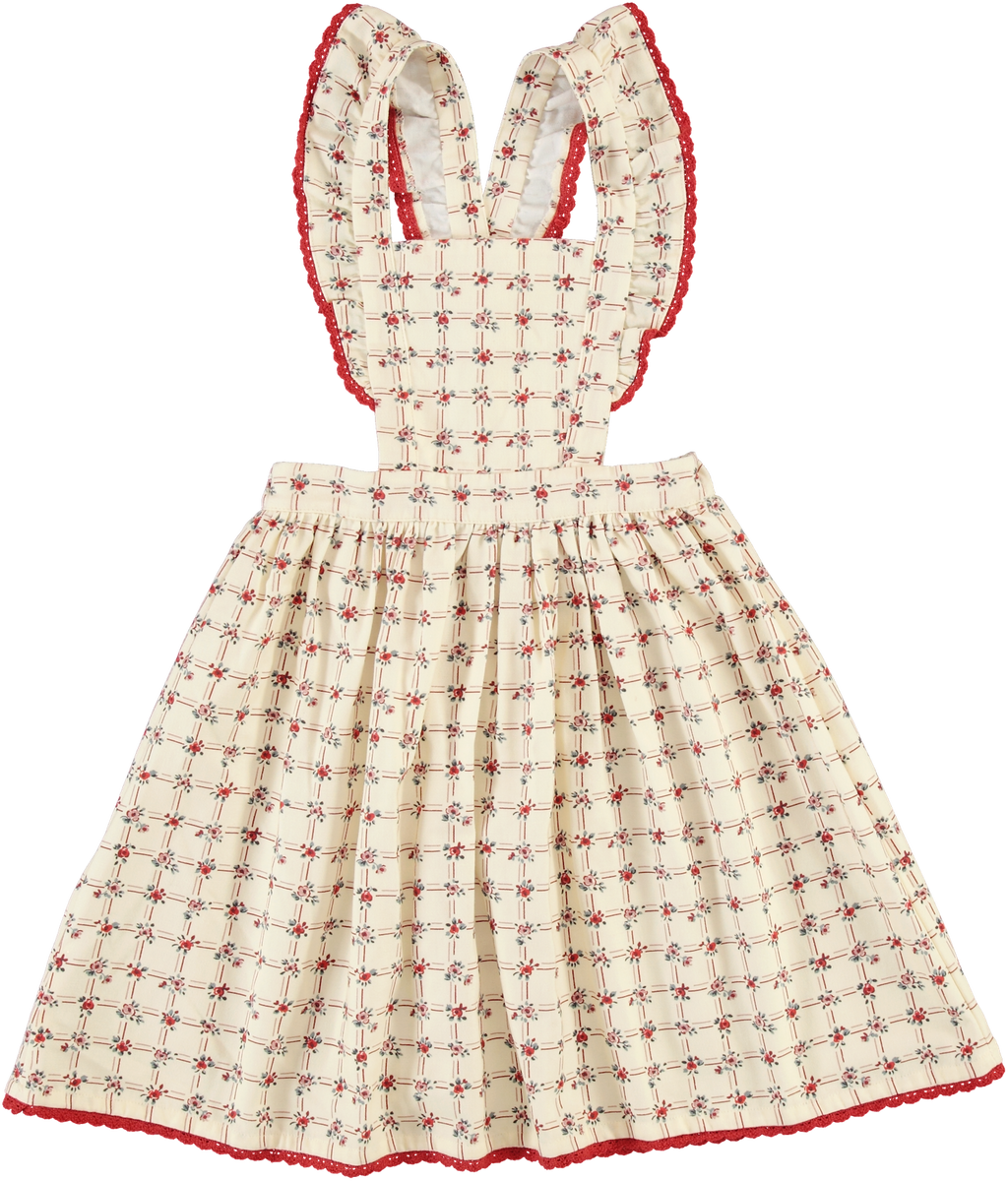Bebe Organic] Lissy Apron Dress – Les Quatre Cents Coups