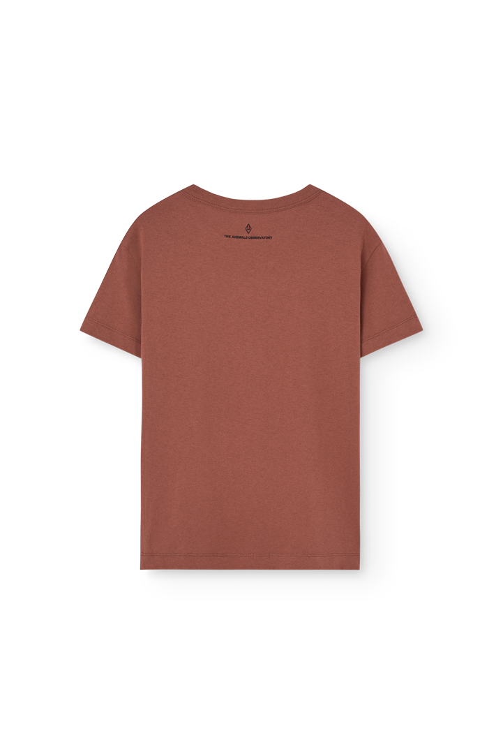 The Animals Observatory] ROOSTER KID T-SHIRT BROWN – Les Quatre