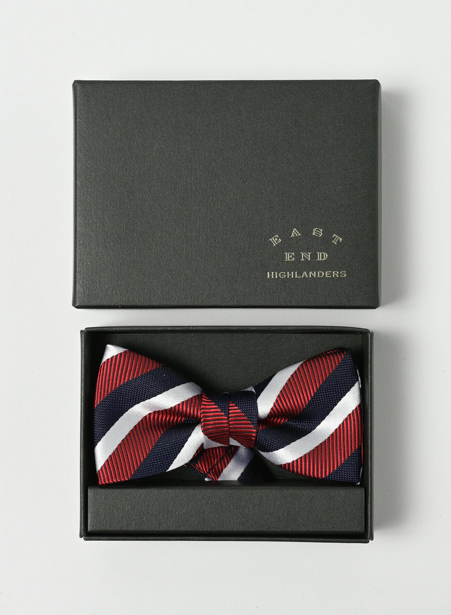 [East End Highlanders]   Stripe Bow Tie