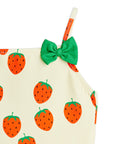 [mini rodini]   Strawberries aop swimsuit