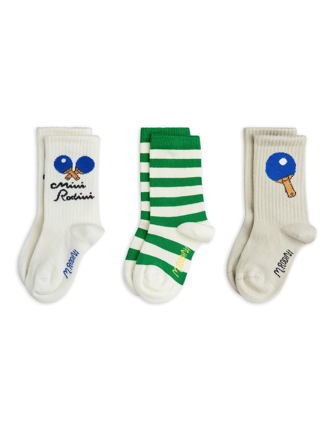 [mini rodini] Table tennis 3-pack socks – Les Quatre Cents Coups