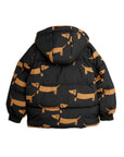 [mini rodini]   Dog aop hooded puffer