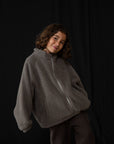 [Facade]   Teddy Zip Sweater