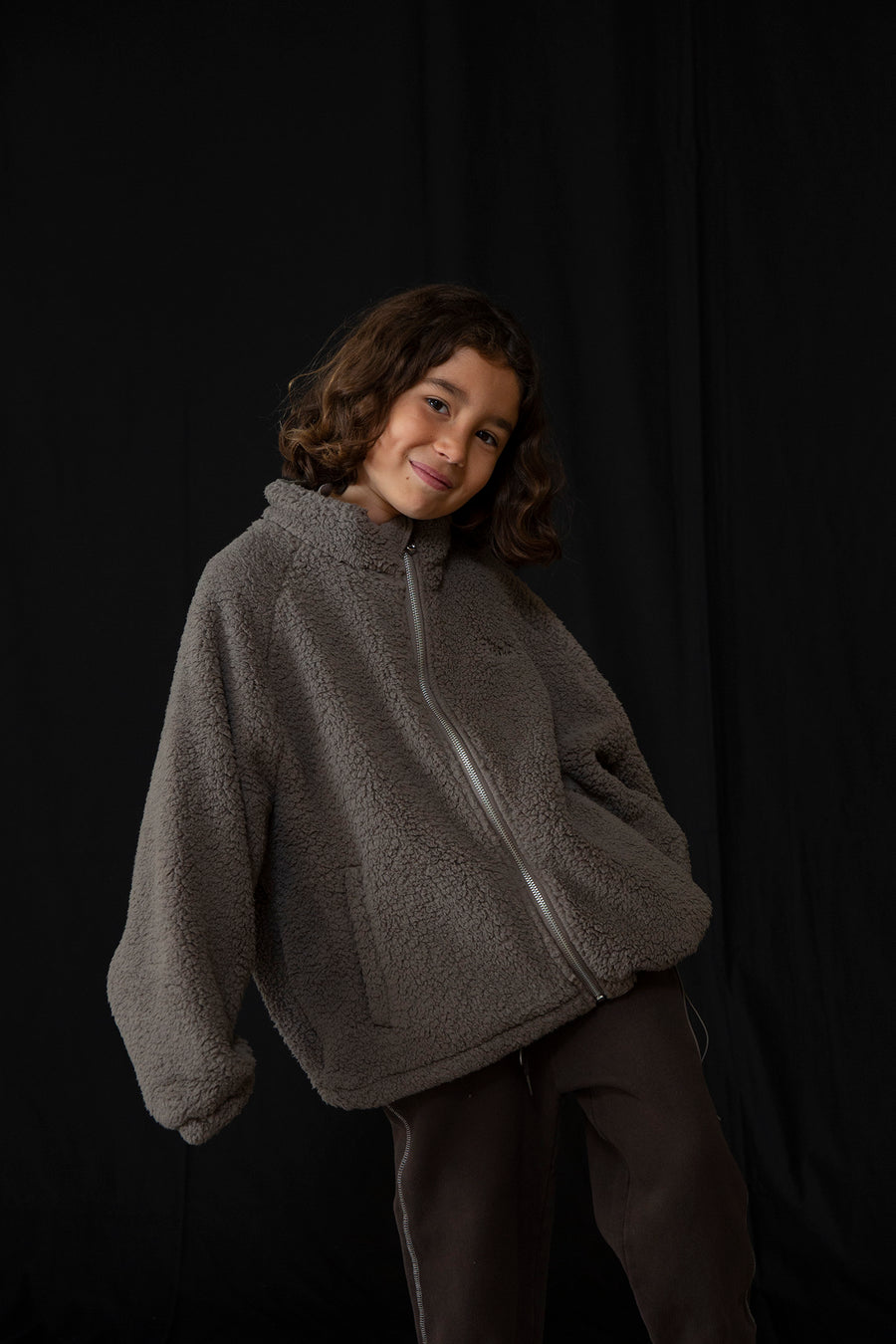 [Facade]   Teddy Zip Sweater
