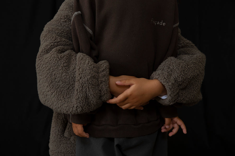 [Facade]   Teddy Zip Sweater