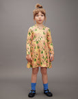 [mini rodini]   Alpine flowers aop ls dress