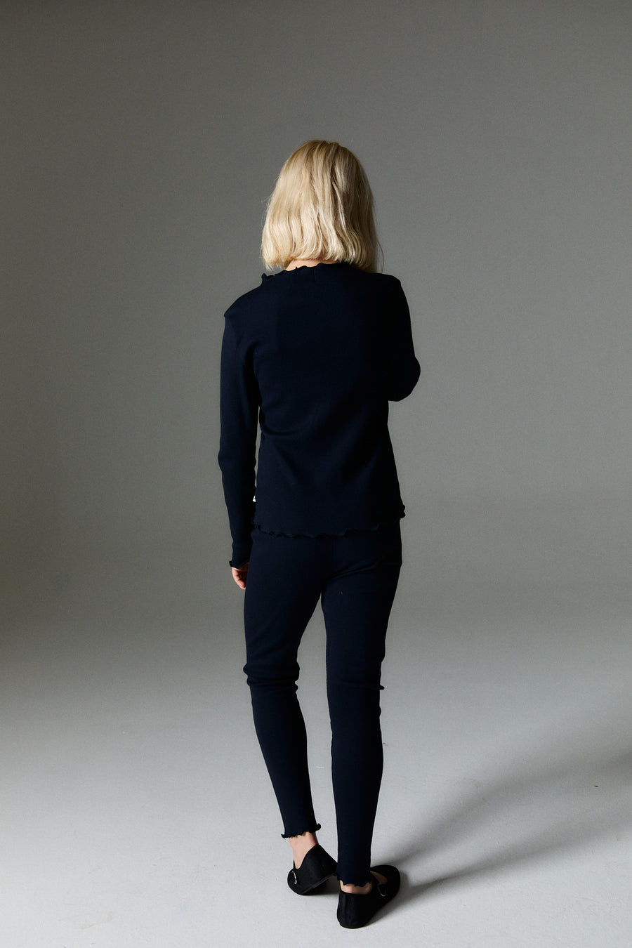 [The New Society]   Singapore Legging Midnight Navy