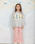 [mini rodini]  Violas panel sweatshirt