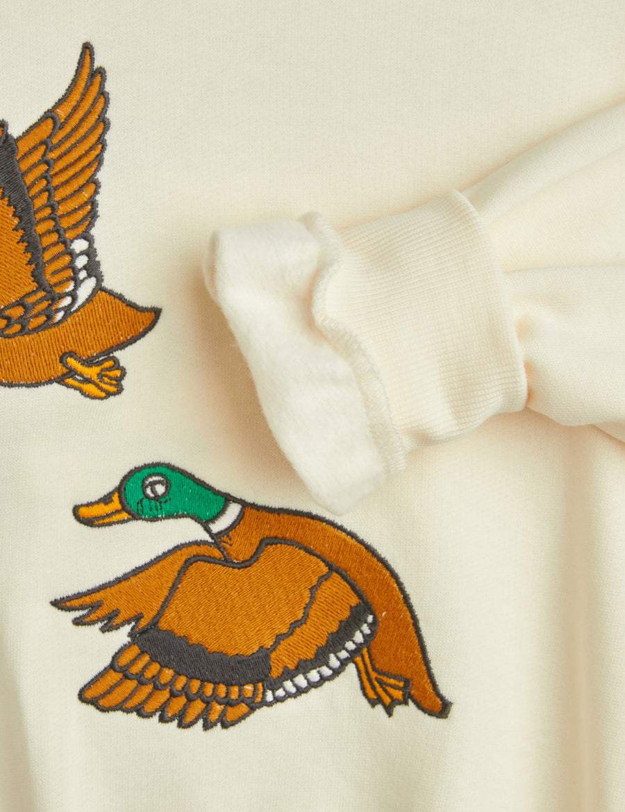 [mini rodini]   Ducks emb sweatshirt