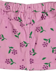 [piupiuchick]   Short skirt | Pink corduroy w/ flowers allover