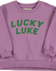 [piupiuchick]   Sweatshirt | Mauve w/ "lucky luke" print