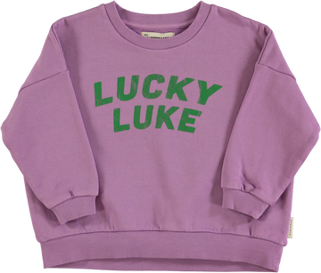 [piupiuchick]   Sweatshirt | Mauve w/ "lucky luke" print