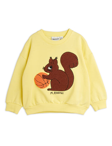 [mini rodini]   Squirrel chenille emb sweatshirt