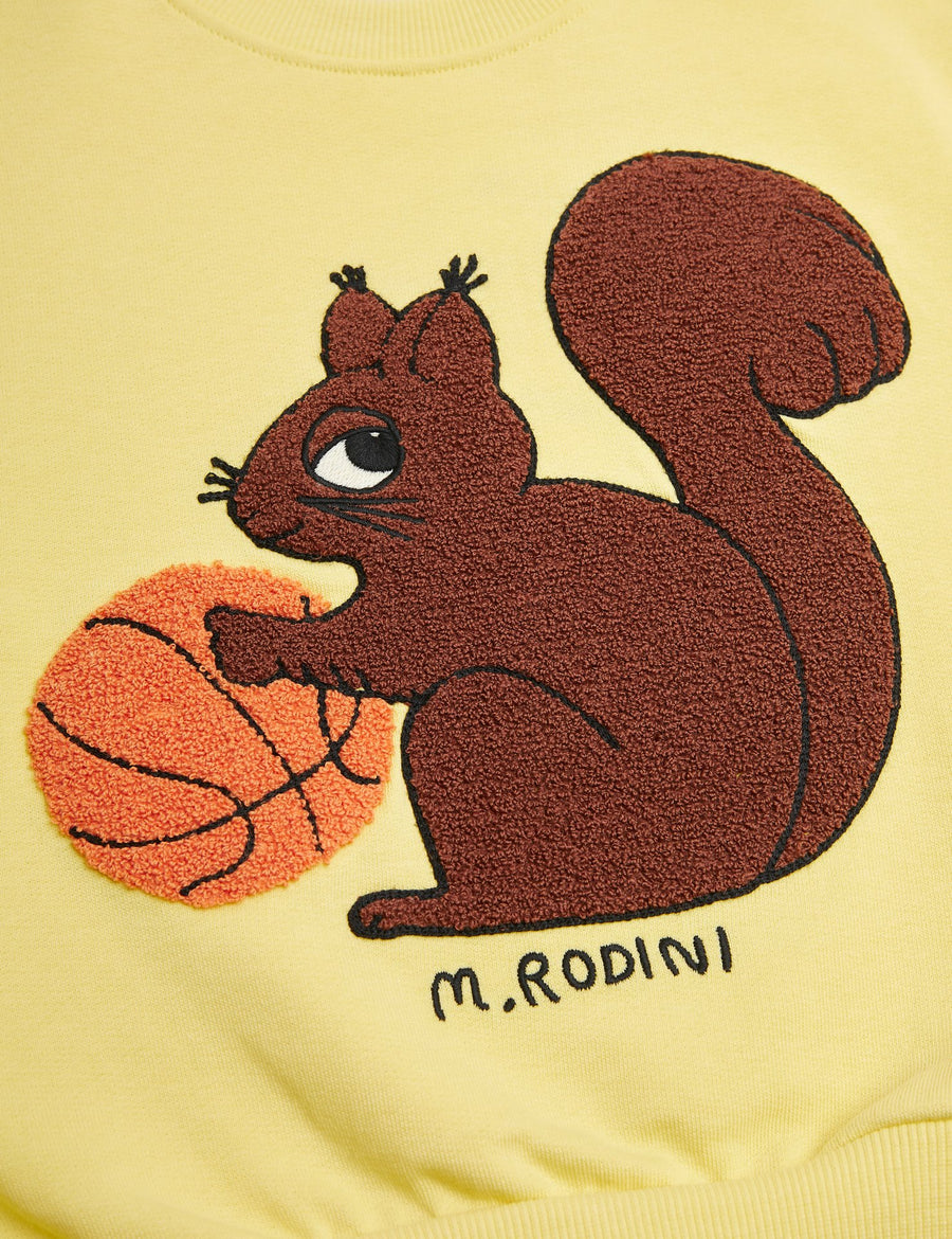 [mini rodini]   Squirrel chenille emb sweatshirt