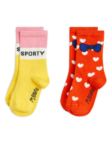 [mini rodini]   Sporty 2-pack socks