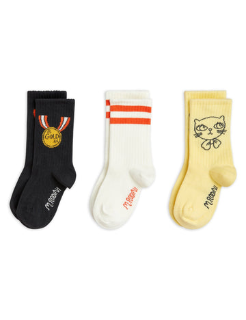 [mini rodini]   Medal 3-pack socks