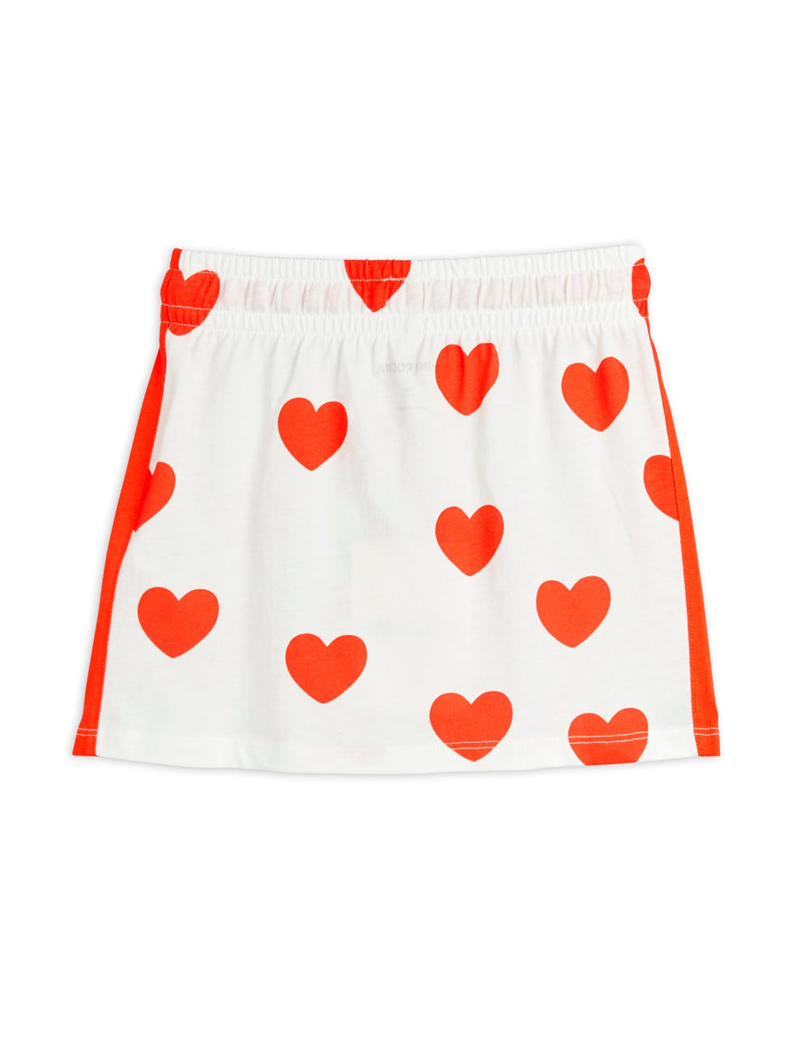 [mini rodini]   Hearts aop skirt
