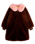 [mini rodini]   Fluffy faux fur coat