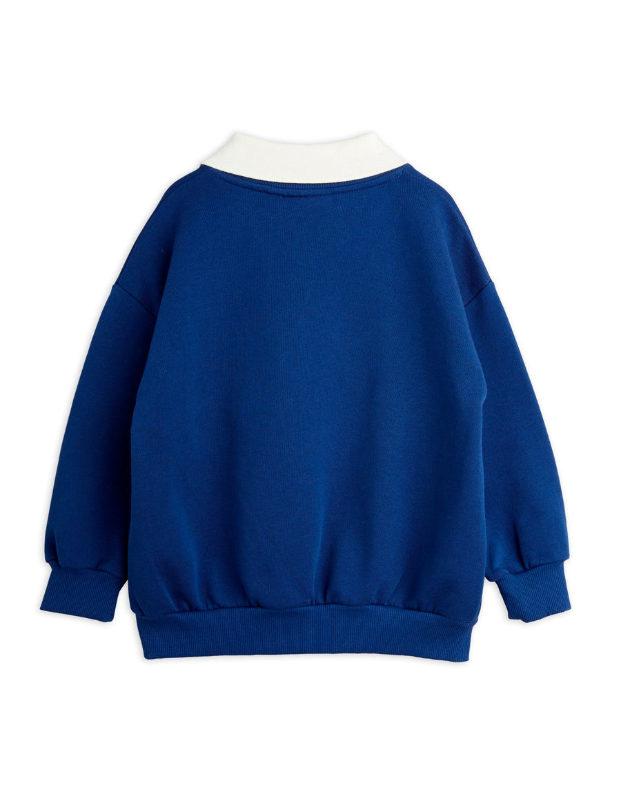 [mini rodini]   Mini Rodini society emb collar sweatshirt