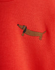 [mini rodini]   Dog emb sweatshirt