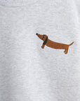 [mini rodini]   Dog emb sweatshirt