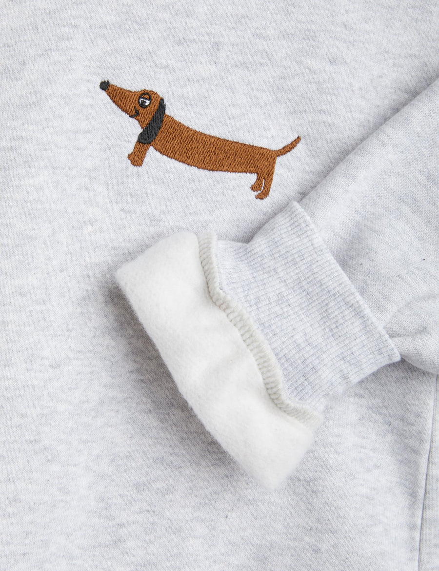 [mini rodini]   Dog emb sweatshirt