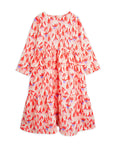 [mini rodini]   Fuchsia aop woven frill dress