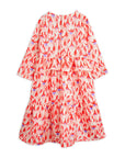 [mini rodini]   Fuchsia aop woven frill dress