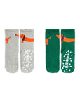 [mini rodini]   Dog 2-pack anti-slip socks