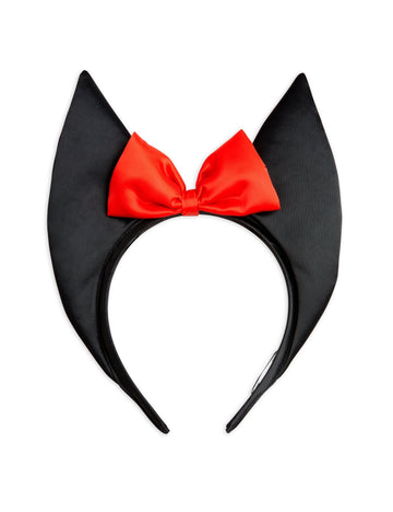 [mini rodini]   Bat ears satin headband