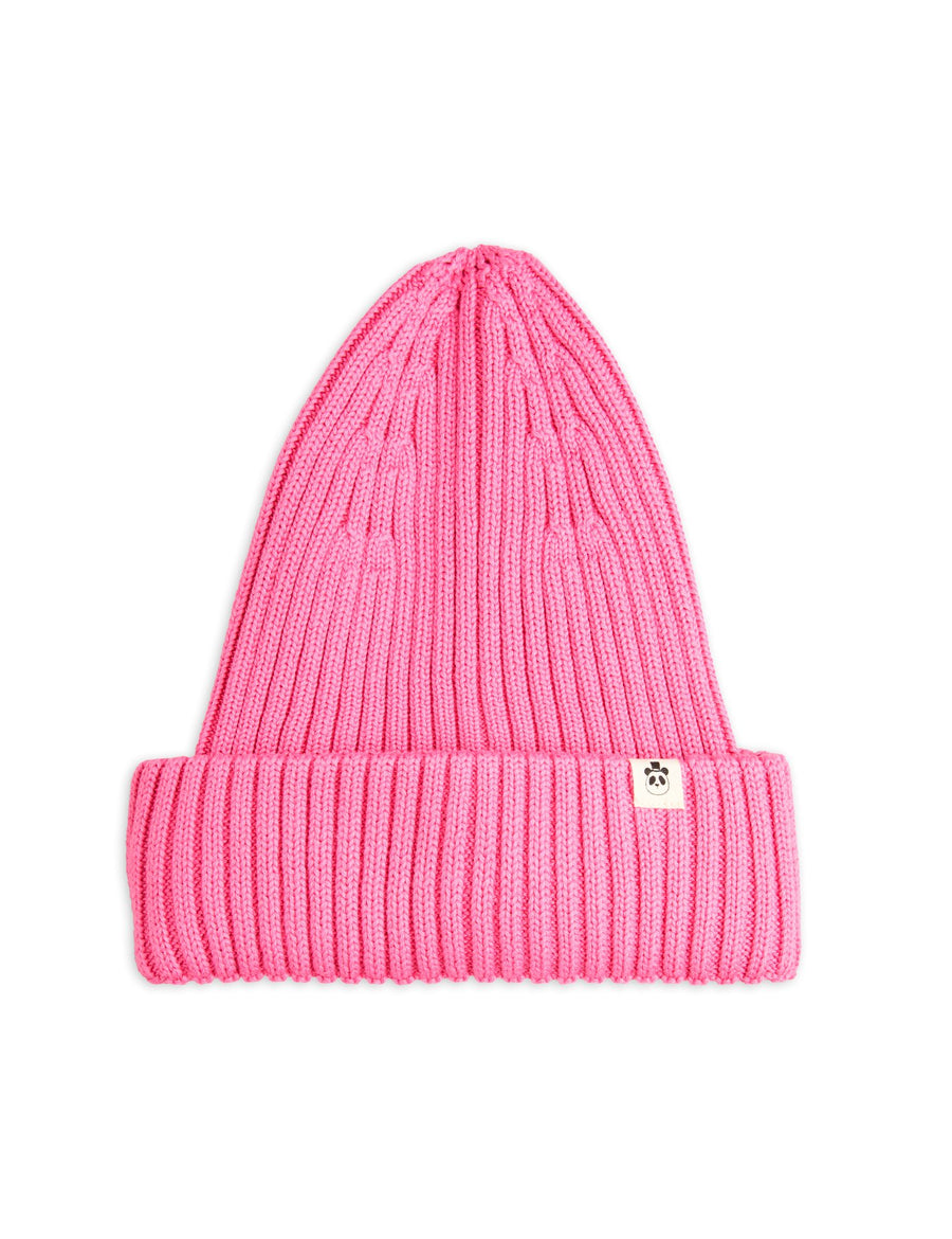 [mini rodini]   Knitted rib fold up hat