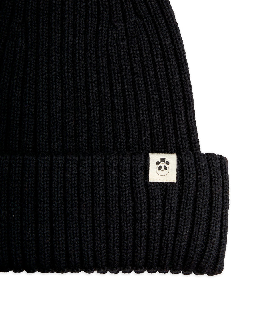 [mini rodini]   Knitted rib fold up hat