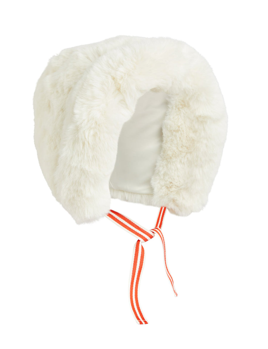 [mini rodini]   Faux fur fold up hat