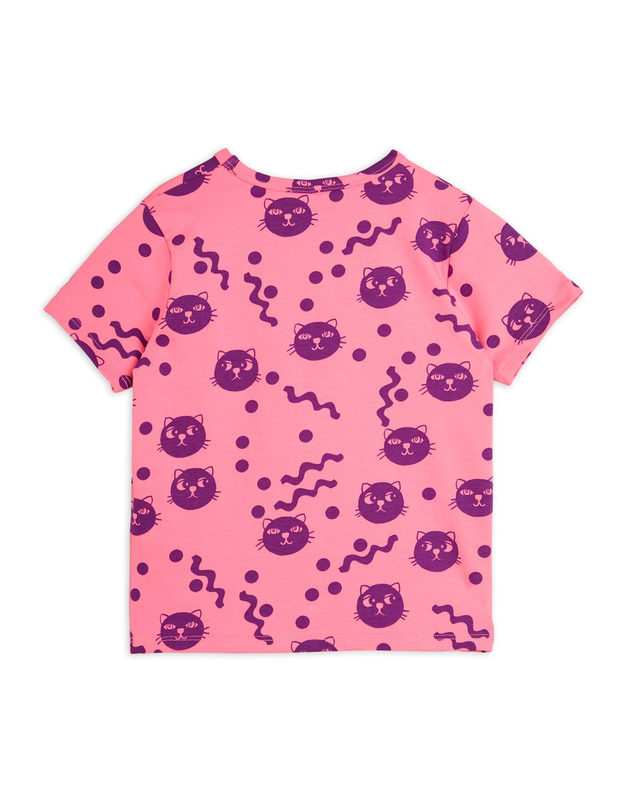 [mini rodini]   Squiggly cats aop ss tee