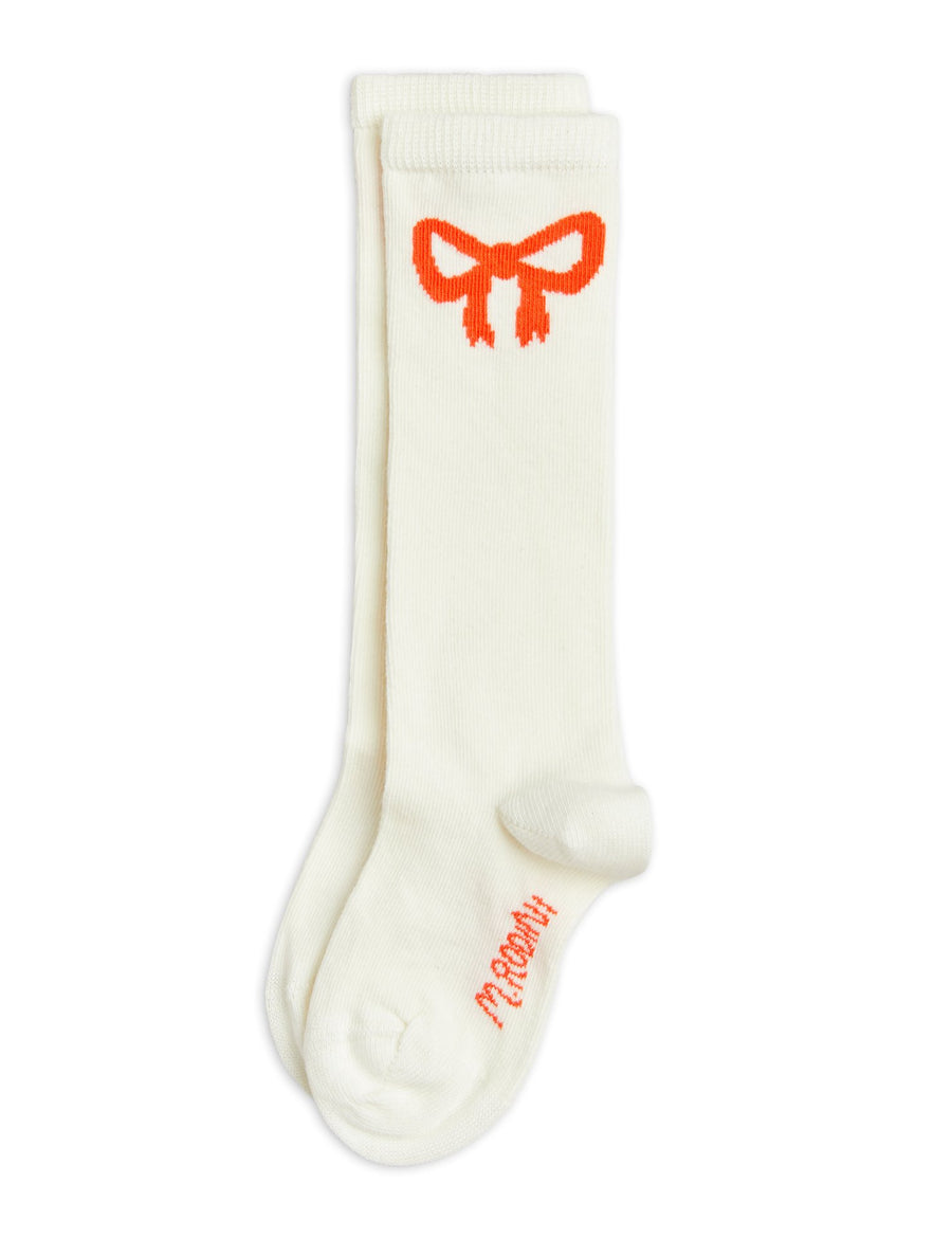 [mini rodini]   Bow knee-high socks