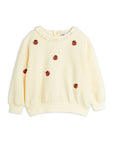 [mini rodini]   Ladybugs emb lace sweatshirt