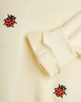 [mini rodini]   Ladybugs emb lace sweatshirt