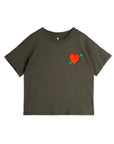 [mini rodini]   Arrowed heart emb ss tee