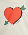 [mini rodini]   Arrowed heart sp ls tee