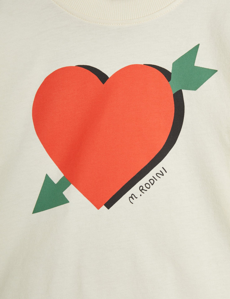 [mini rodini]   Arrowed heart sp ls tee