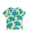 [mini rodini]   Blue roses aop ss tee