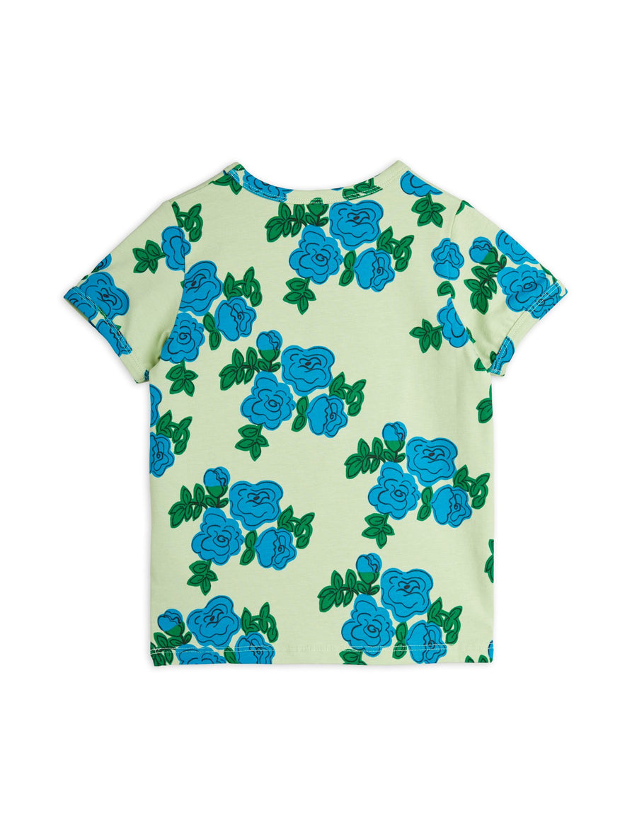 [mini rodini]   Blue roses aop ss tee