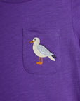 [mini rodini]   Seagull emb ss tee