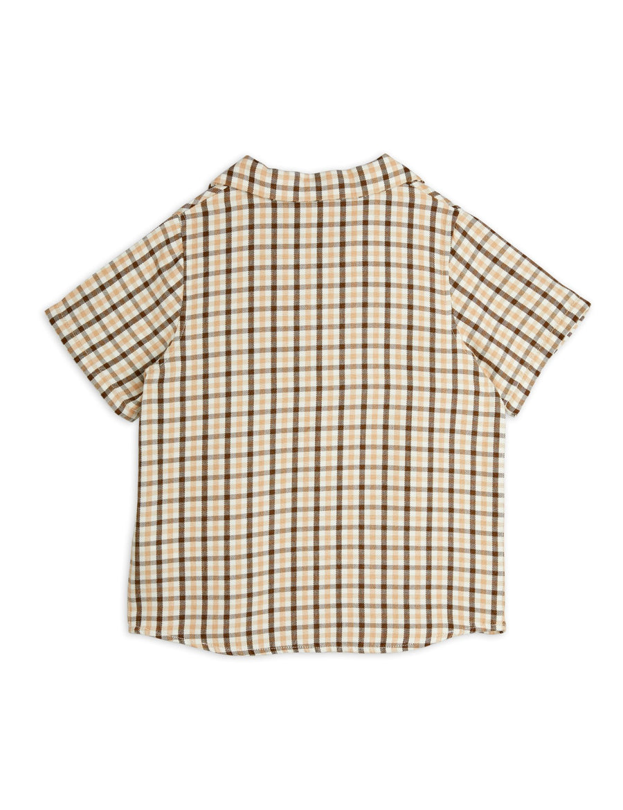 [mini rodini]   Gingham yd woven shirt