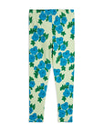 [mini rodini]   Blue roses aop leggings